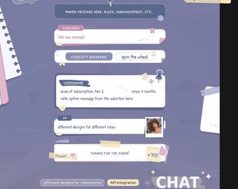Chat Widget | Customizable Sticky Notes | Twitch, Youtube, Ko-fi - Scribbly