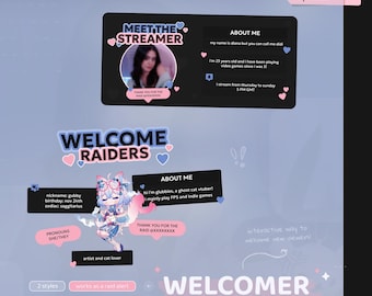 Welcomer Widget | Pop-Out & Card | Raid Event Alert - Lover
