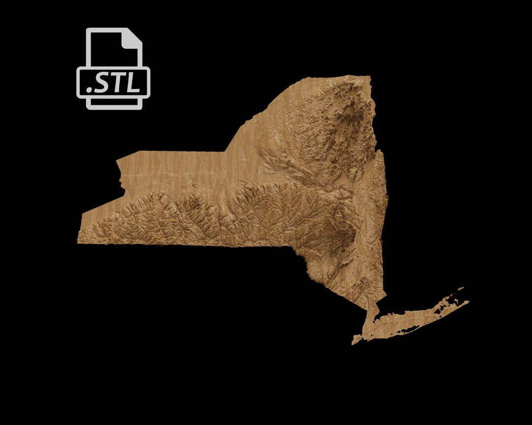 New York State Topographic Map - Il 1080xN.5080822250 Hc3j