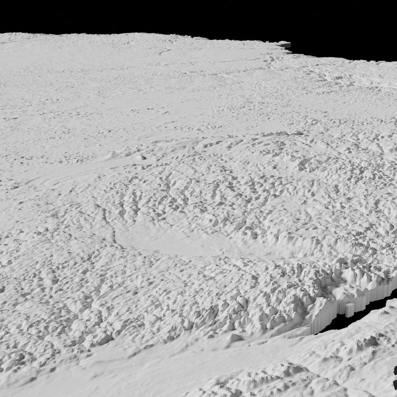 Quebec Topographic Map 3D Model File | Stl File for CNC Milling and 3D Printing | 3D Map STL of Quebec image 6