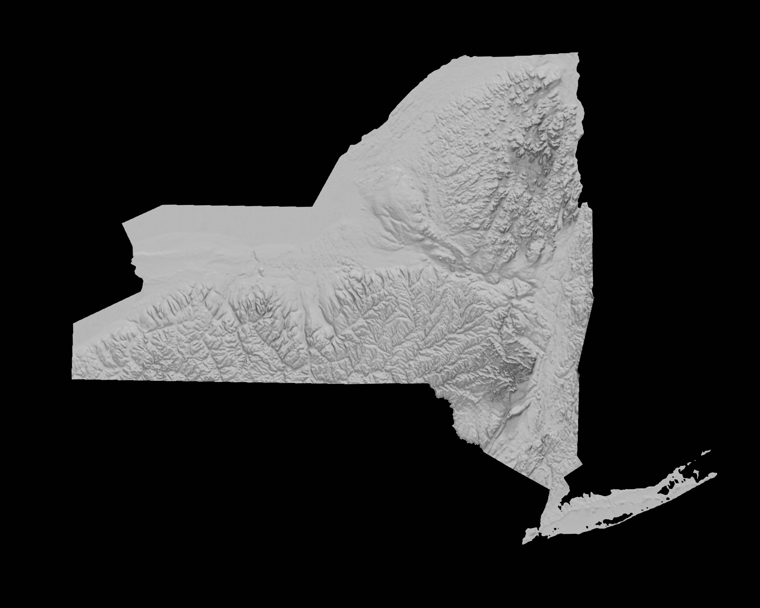 New York State Topographic Map - Il Fullxfull.5002942100 Fwsf
