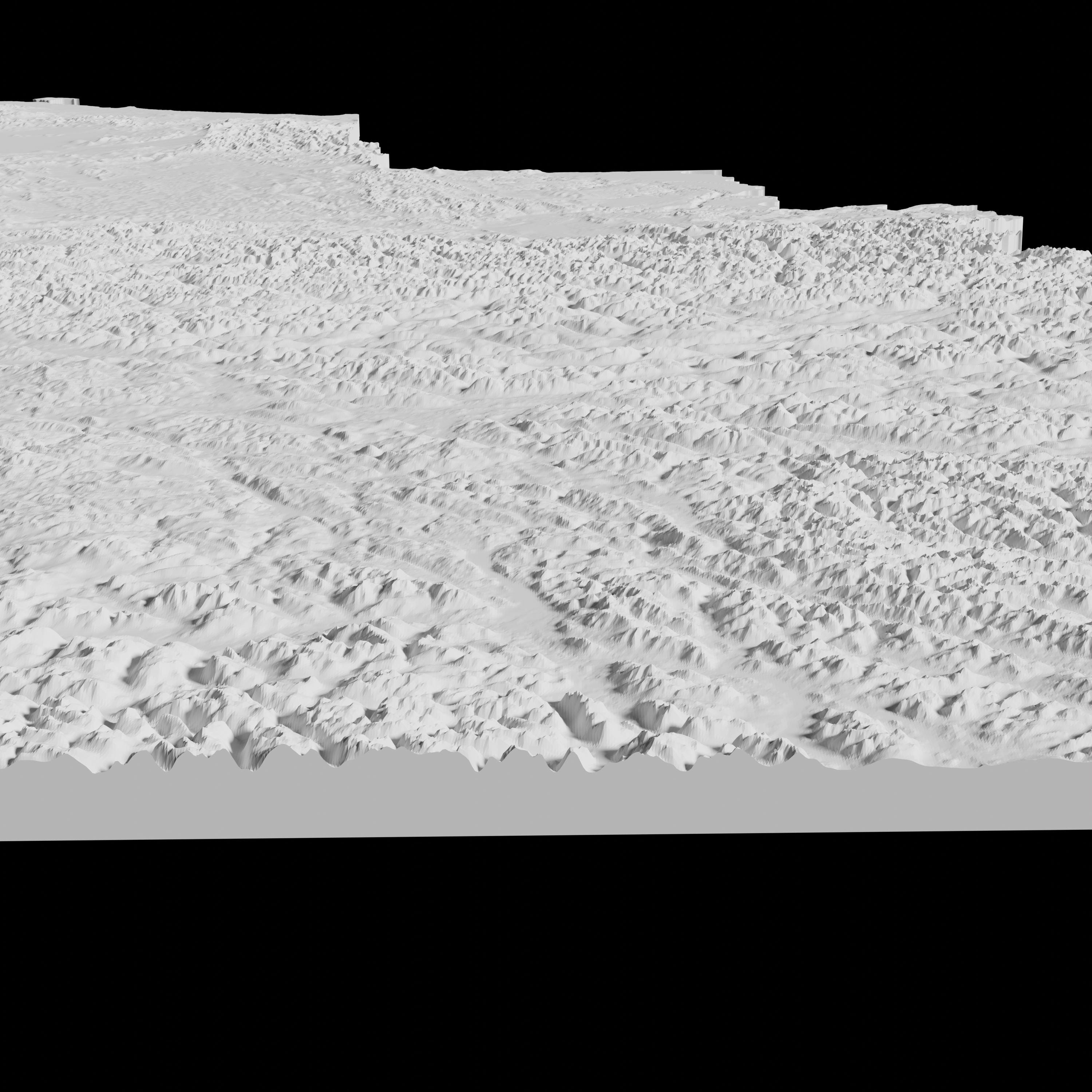 Yukon Topographic Map 3D Model File | Stl File for CNC Milling and 3D ...