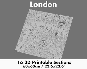 Fichier Stl d’impression 3D de Londres | Modèle 3D de Londres pour l'impression 3D