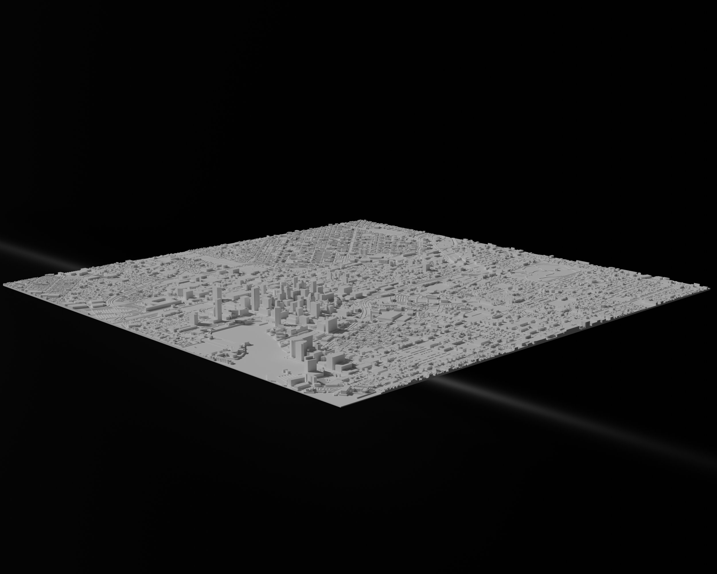 Baltimore 3D Printing Stl File 3D Printable City Model of Baltimore - Etsy