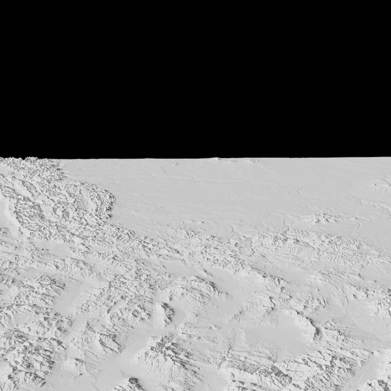 State of Montana Topographic Map 3D Model File | Stl File for CNC ...