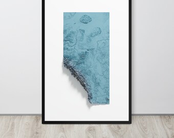 COLORADO Topographic Map Wall Art Decor Antique ORIGINAL - Etsy