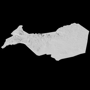 Ontario Topographic Map 3D Model File | Stl File for CNC Milling and 3D ...