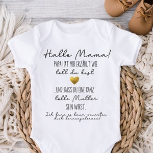 Babybody für werdende Mutter, Geschenk Schwangere, Geschenk zur Babyparty, Baby 2024 Strampler, Geschenk Geburt, Geschenk Schwangerschaft zdjęcie 1