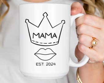 Personalisierte Tasse für Mama mit Geburtsjahr, Geschenkidee für Mama, Geburtstagsgeschenk für Mama, Muttertagsgeschenk individuell von Kind