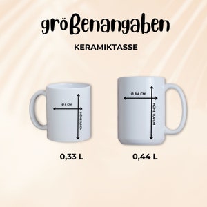 Personalisierte Tasse für Oma und Opa mit Namen, Geburtstagsgeschenk für Großeltern von Enkeln, Tasse Geschenk von Enkelkindern individuell Bild 7