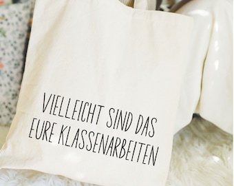 Regalo in borsa di iuta per l'insegnante, forse questi sono i tuoi compiti in classe, idea regalo per gli insegnanti, grazie regalo d'addio insegnante