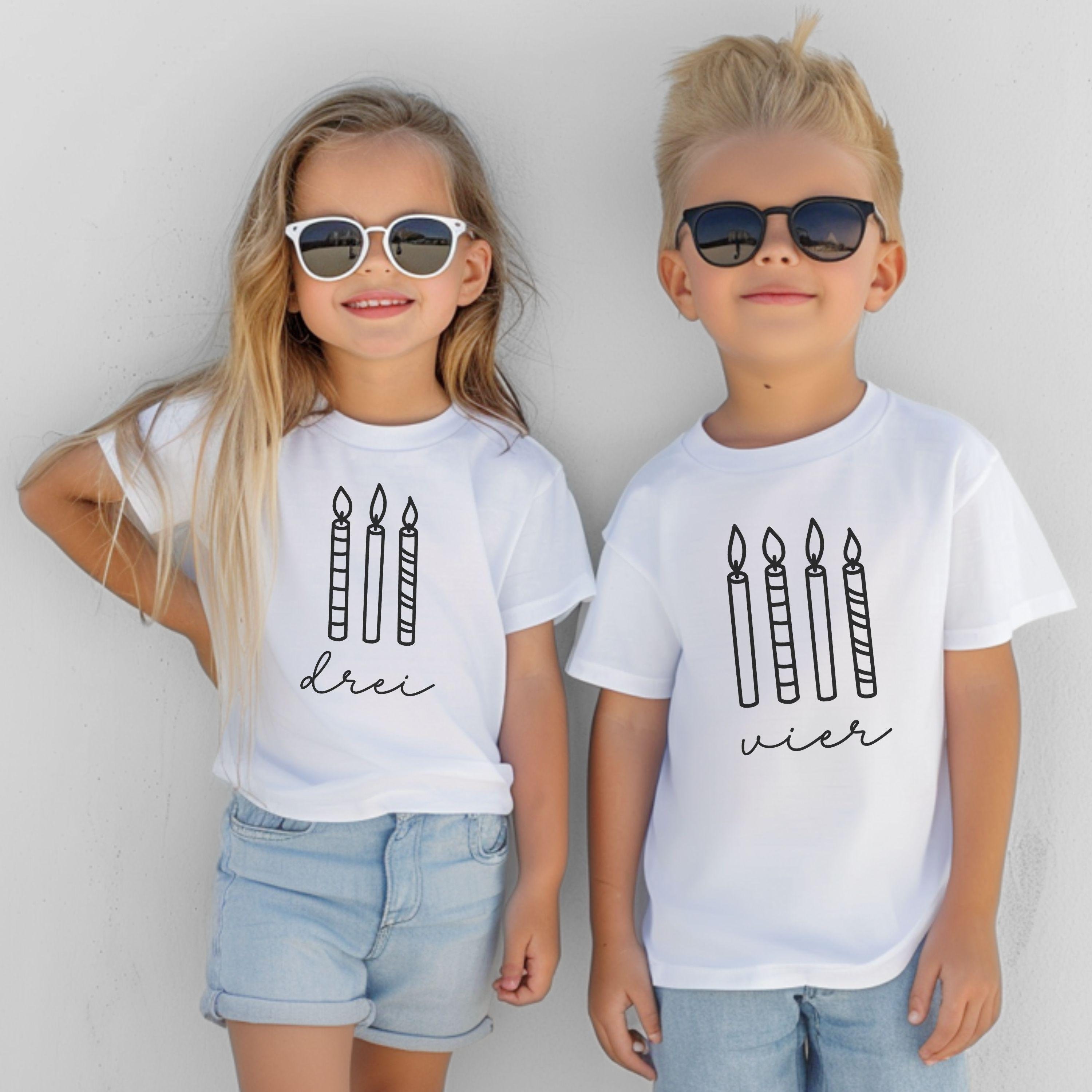 Maglietta Di Compleanno Safari Per Bambini - Maglietta Personalizzata Con Nome E Numero - Leone, Giraffa E Zebra - Festa Wild One Per Bambini Dal 1° Al 6° Compleanno - Italia - Foto 4