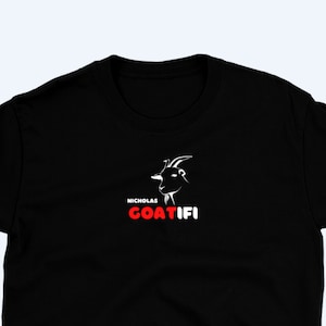 Nicholas Latifi T-Shirt | GOATifi T-Shirt | Williams | Motorsport Clothing | F1 | Formula 1 | Black
