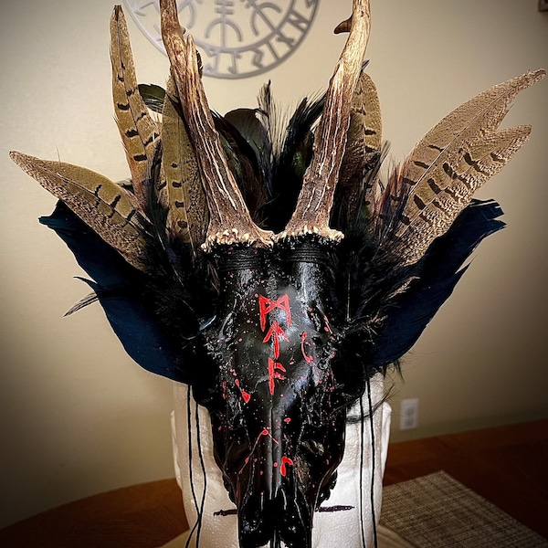 Taurus Shaman Hat Etsy