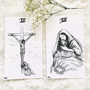 Stations of the Cross Art PDF Digital Prints Via Crucis Way of the Cross art