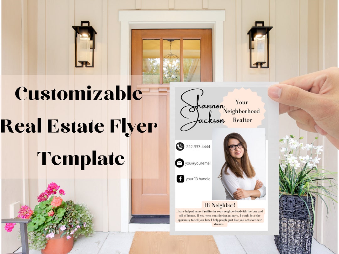 Realtor Flyers Mailers Door Hangers Door Knocking Marketing Etsy