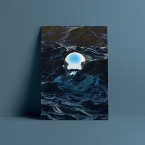 Drown Printable Wall Art, Downloadable Art, Colourful, Office Decor, Poster Art