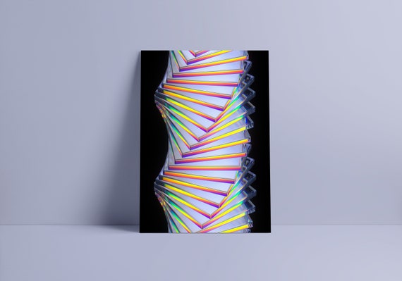 VOID 11.11 Printable Wall Art, Downloadable Art, Colourful, Office Decor, Poster Art