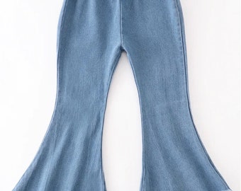 Chelsea Girl Toddler Medium Blue Denim Flare Bottom Pants