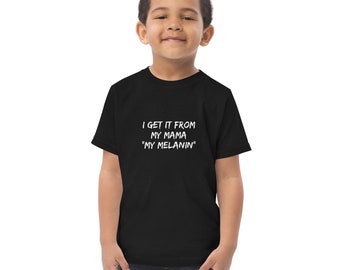 Camiseta de jersey para niños pequeños