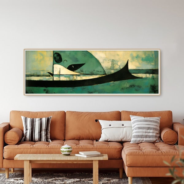 Long Thin Horizontal Wall Art Etsy
