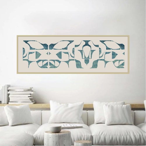Long Horizontal Wall Art Wide Art Print Original Art Etsy