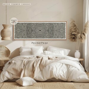 Toile d'art moderne avec des blocs de couleur : décoration murale horizontale noire et beige