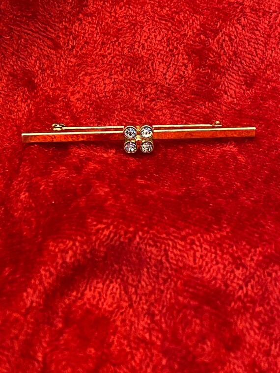 Gold Bar Pins Set of Two Vintage Etsy