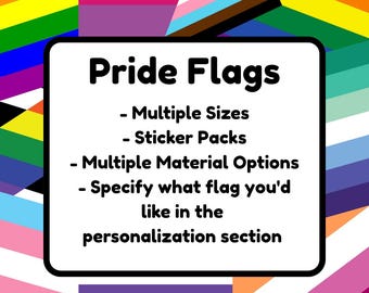 Pegatinas de la bandera del orgullo: banderas LGBTQ+, pegatinas de aliados y de declaración