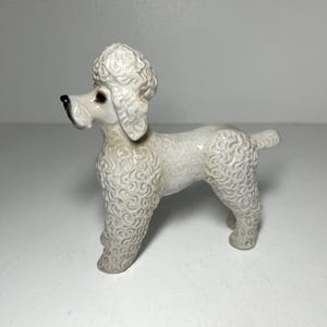 ROSENTHAL Germany White Poodle Dog 15 cm/6 inches