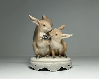 Lyngby Denmark Figurine 'reading Girl' #95, Royal Danish Lyngby