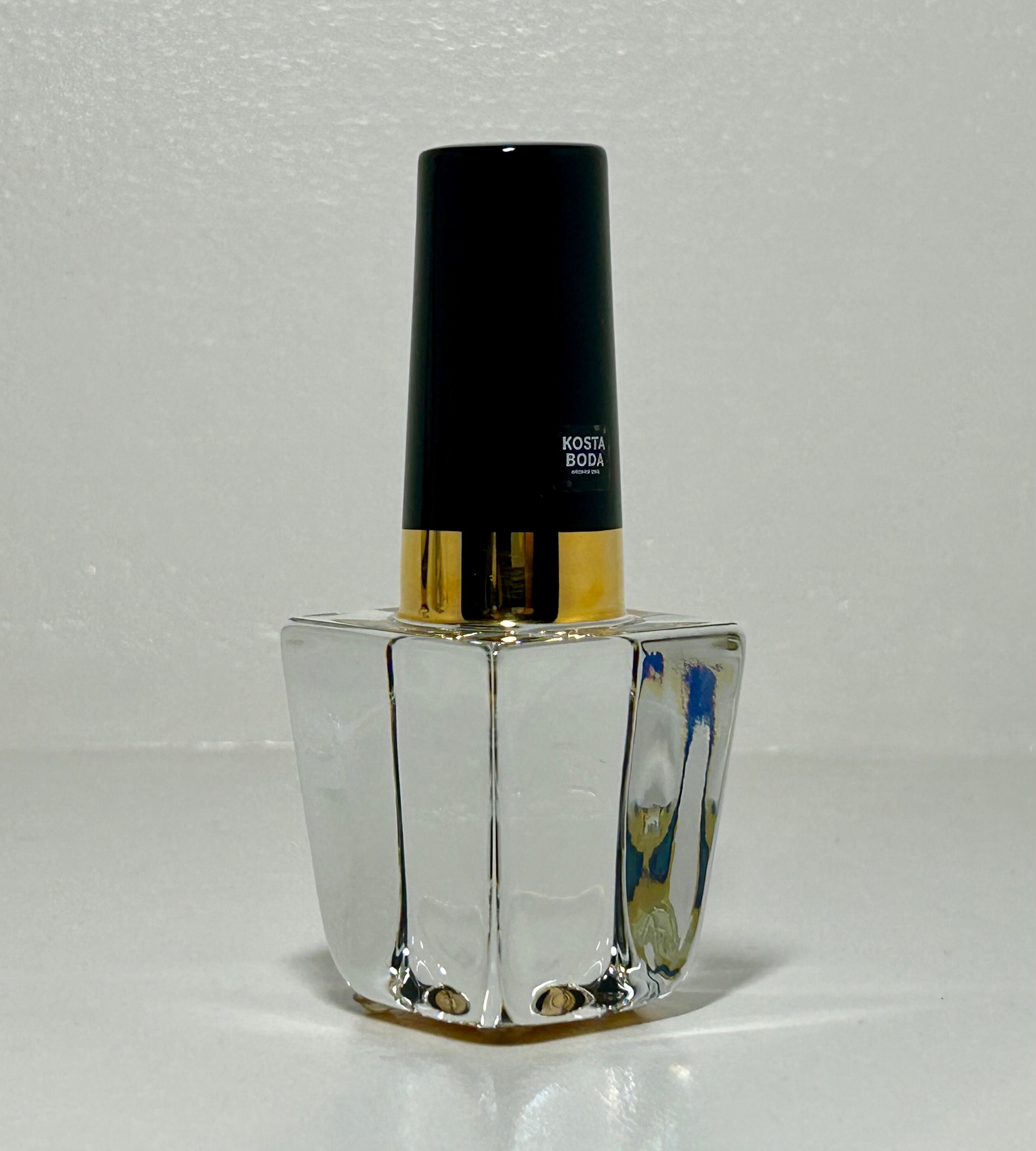 KOSTA BODA Make up Nail Polish Bottle Glass Sculpture Etsy