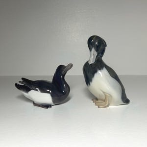 Set of 2 Royal Copenhagen and Bing & Grondahl Denmark figurines Ducks  #1941 #1855