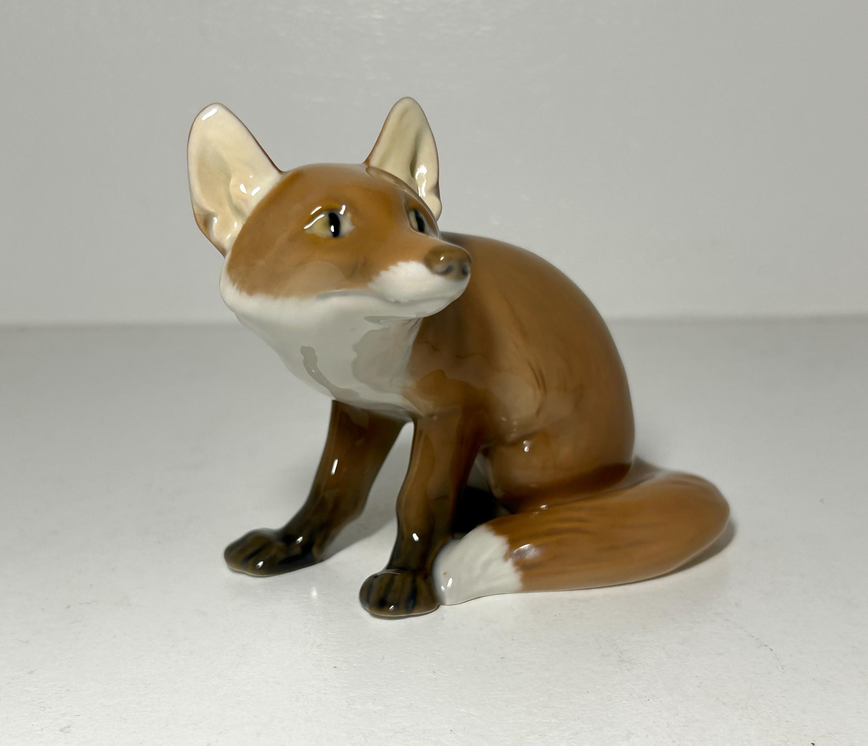 BG Bing & Gröndahl Denmark Porcelain Figurine Fox #1905 - Etsy