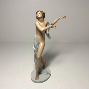 Rosenthal, ‘Scherzo’ Art Déco Porzellan Figur Tänzerin von Gustav Oppel.