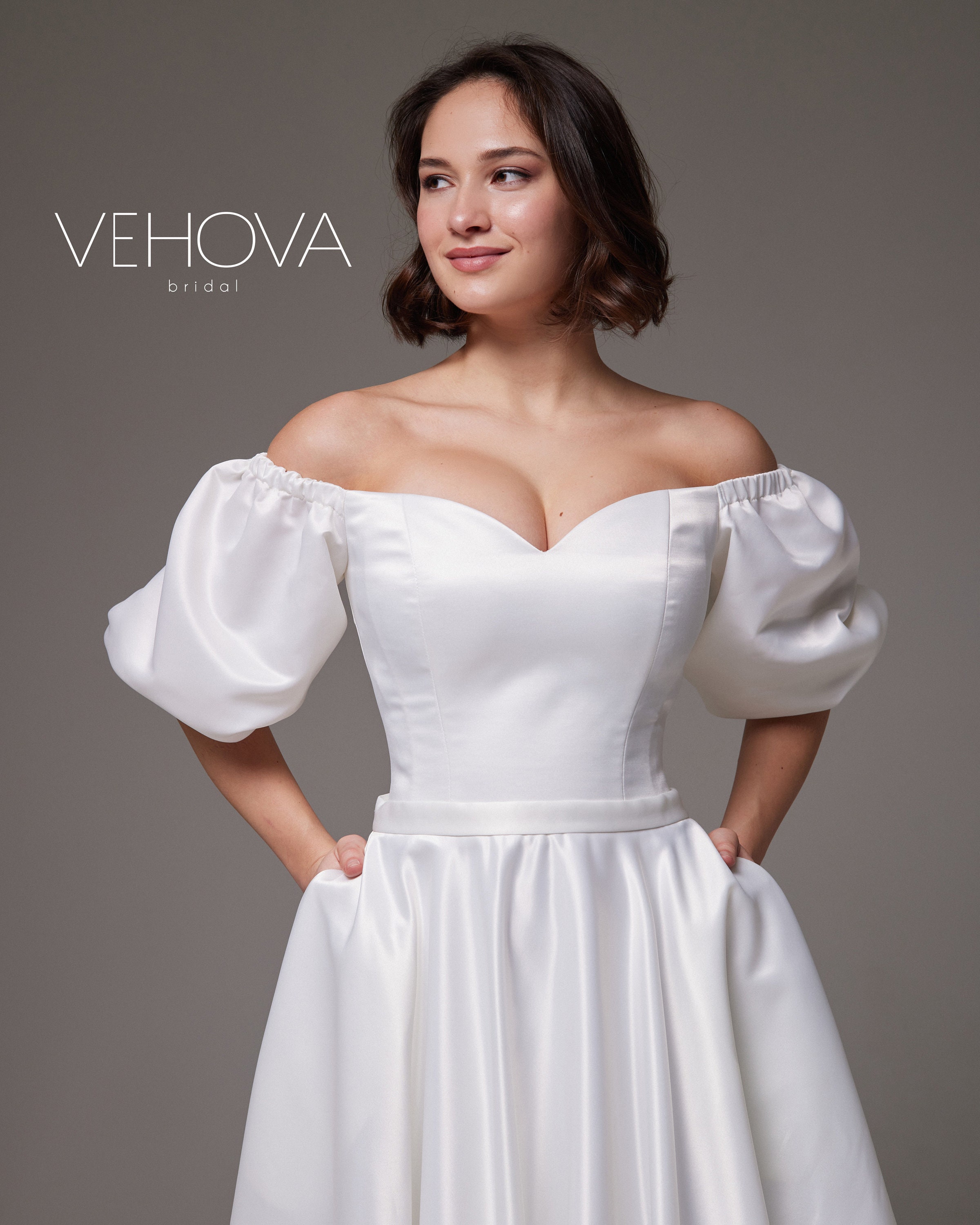 Lace Long Sleeves Corset Off The Shoulder Wedding Dress