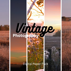 Digital Paper Pack --made with[Original Art]/Photography/Background Paper Bundle/Junk Journal Paper/Scrapbook Paper Pack