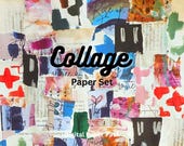 Original Art Collage Paper – Scrapbook & Junk Journal (Digital Download)