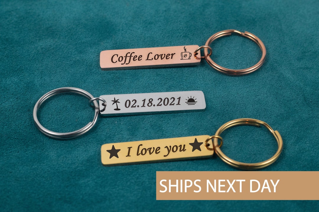 Engravable Keychain Engraved Keychain Custom Metal Keychain