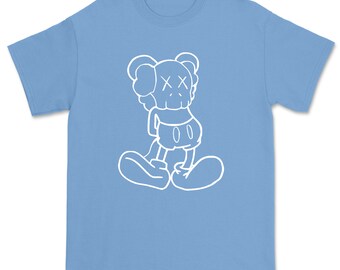 KAWS Mickey Mouse T-shirt - Etsy