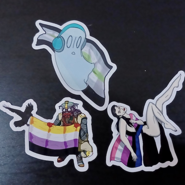 Napstablook, Bloodhound, Desire: Nonbinary Series stickers