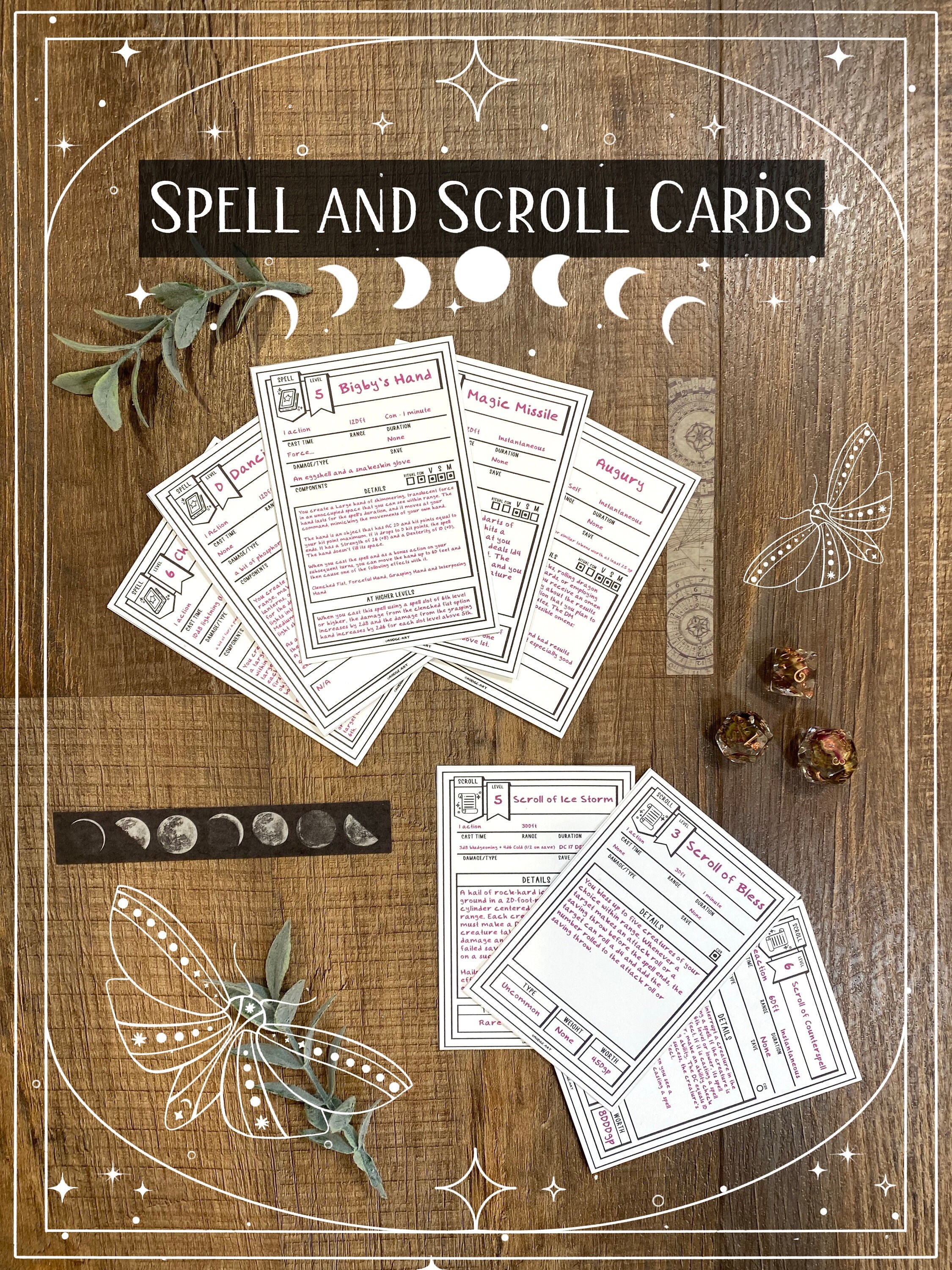 Magic Item Template - Etsy UK