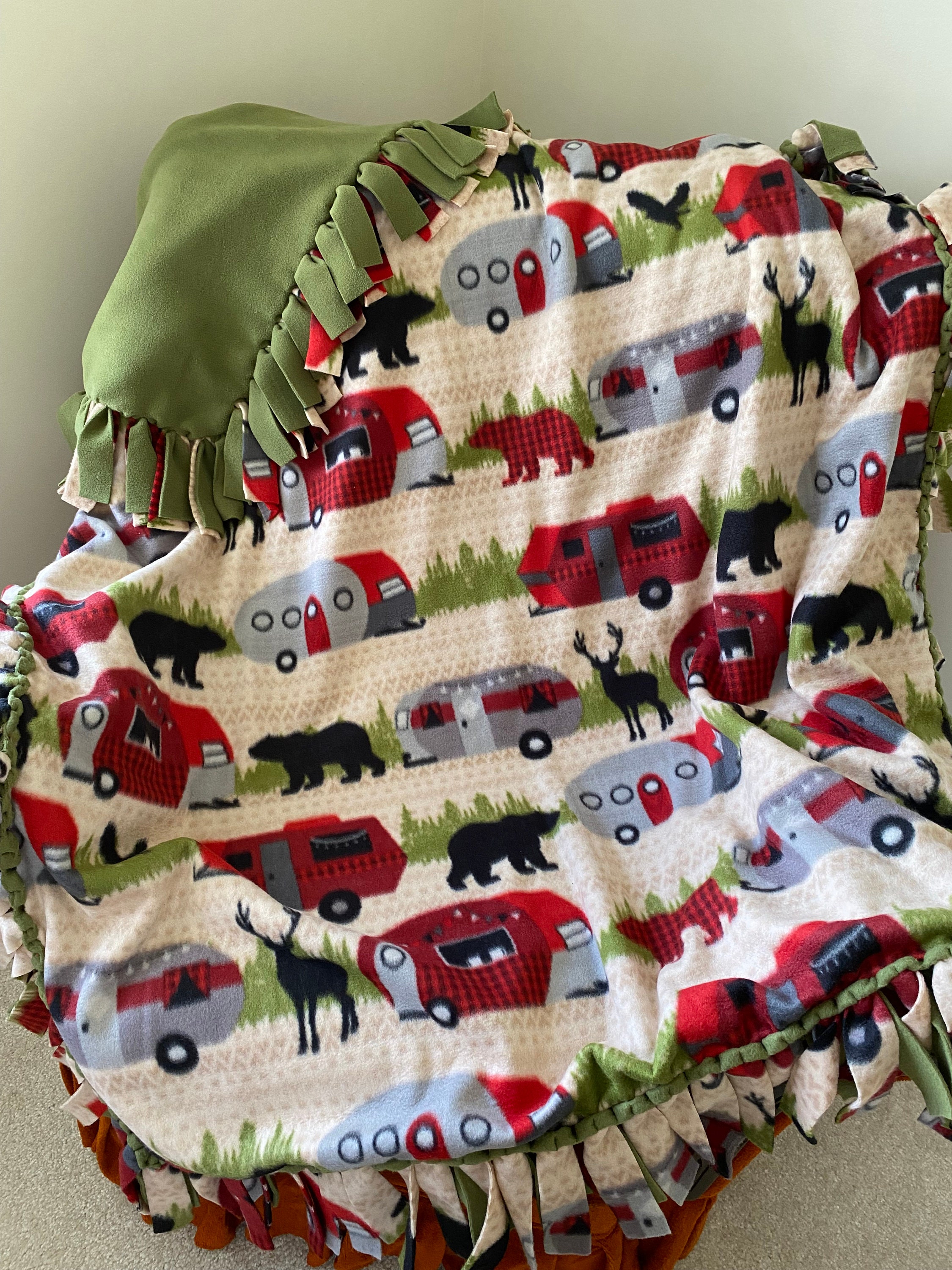Custom Jeep Van Wormer Blanket