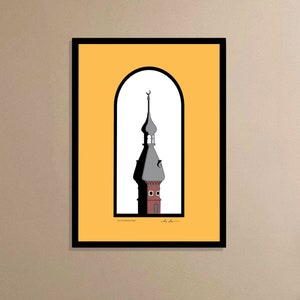 Stunning University of Tampa Wall Art: Show your love for the city with this captivating piece! Home Decor makes a unique Holiday gift!
