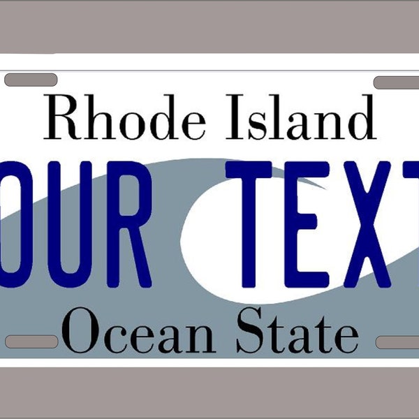 Rhode Island License Plate Frames Etsy