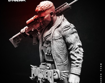 The Punisher Bust- By Wicked - High Quality Photopolymer Resin