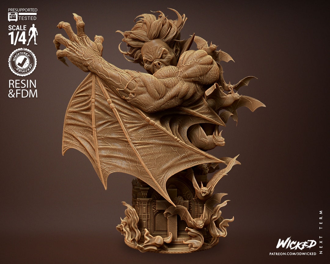 Morbius Raptor Model Kit Morbius Bust Kit - Wicked 3D - High Quality Photopolymer Resin - Etsy