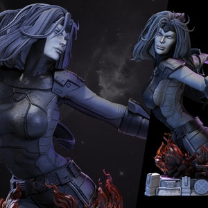 Jean Grey Bust Kit - By Wicked - High Quality Photopolymer Resin