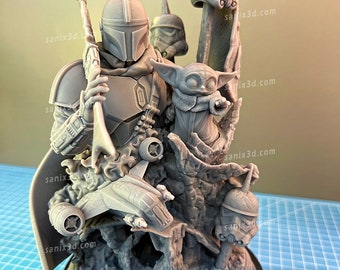 Mandalorian Kit - Sanix3D - High Quality Photopolymer Resin