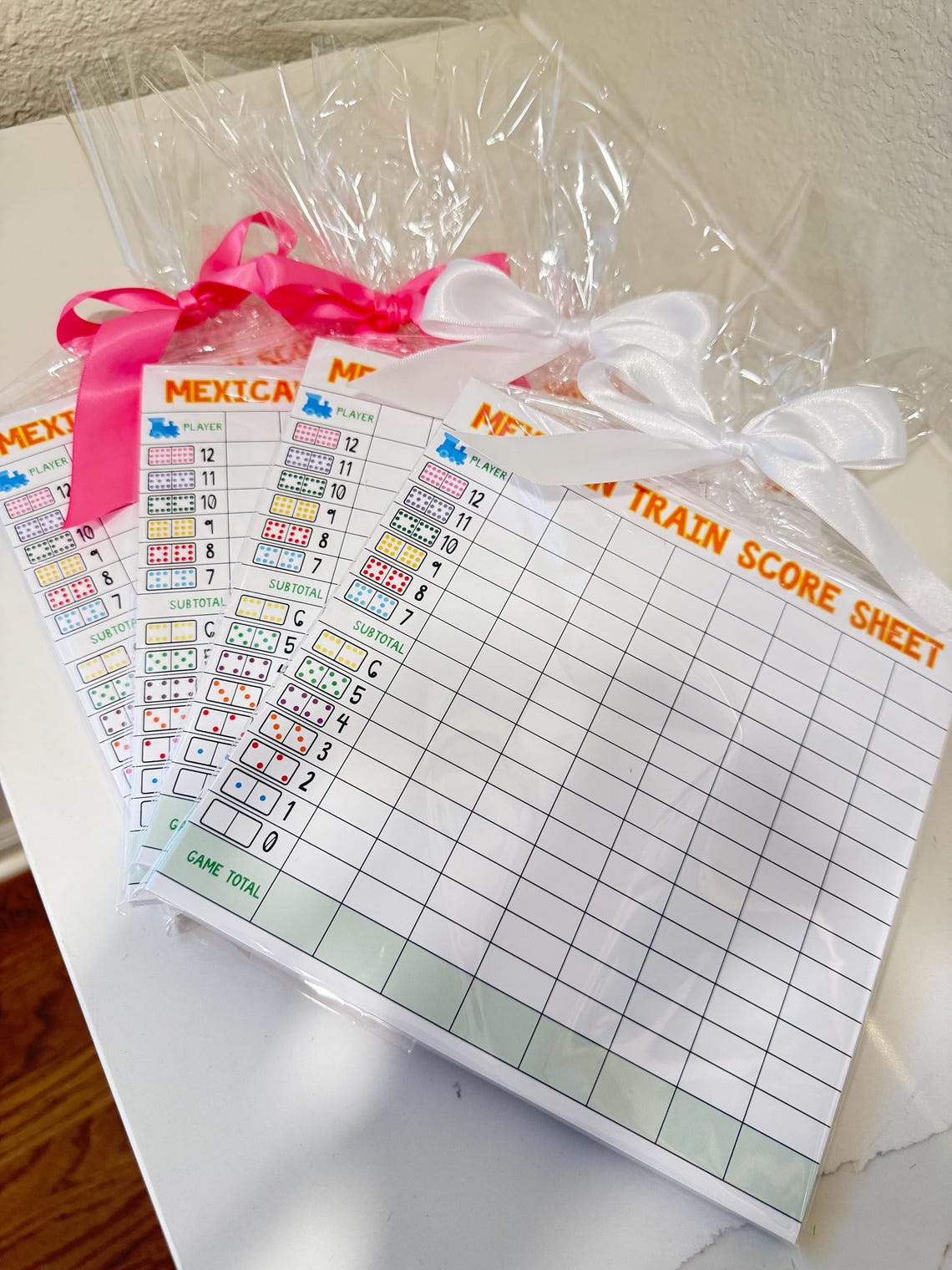 Mexican Notepad Mexican Train Score Sheet, Mexican Train Scorepad, Game Night Notepad ...